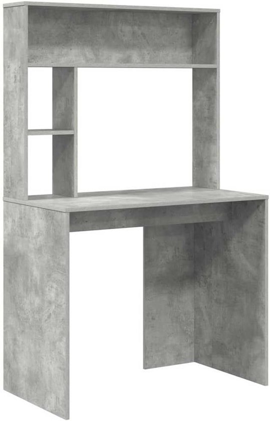 Bureau met Opbergruimte en Planken - Modern Werk- en Studeerbureau in ...
