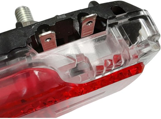 BUSCH & MULLER ACHTERLICHT TOPLIGHT 2C 50/80MM 6-12V E-BIKE / DYNAMO STVZO-KEUR — afbeelding 2