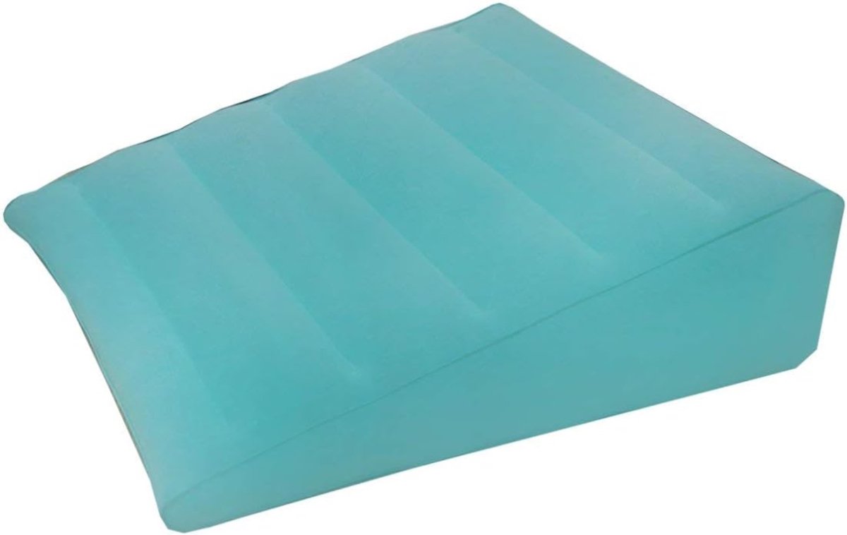 Quvo® Wigkussen - Wigkussen Bed - Matrasverhoger - Blauw -58cm x 57cm x 1cm