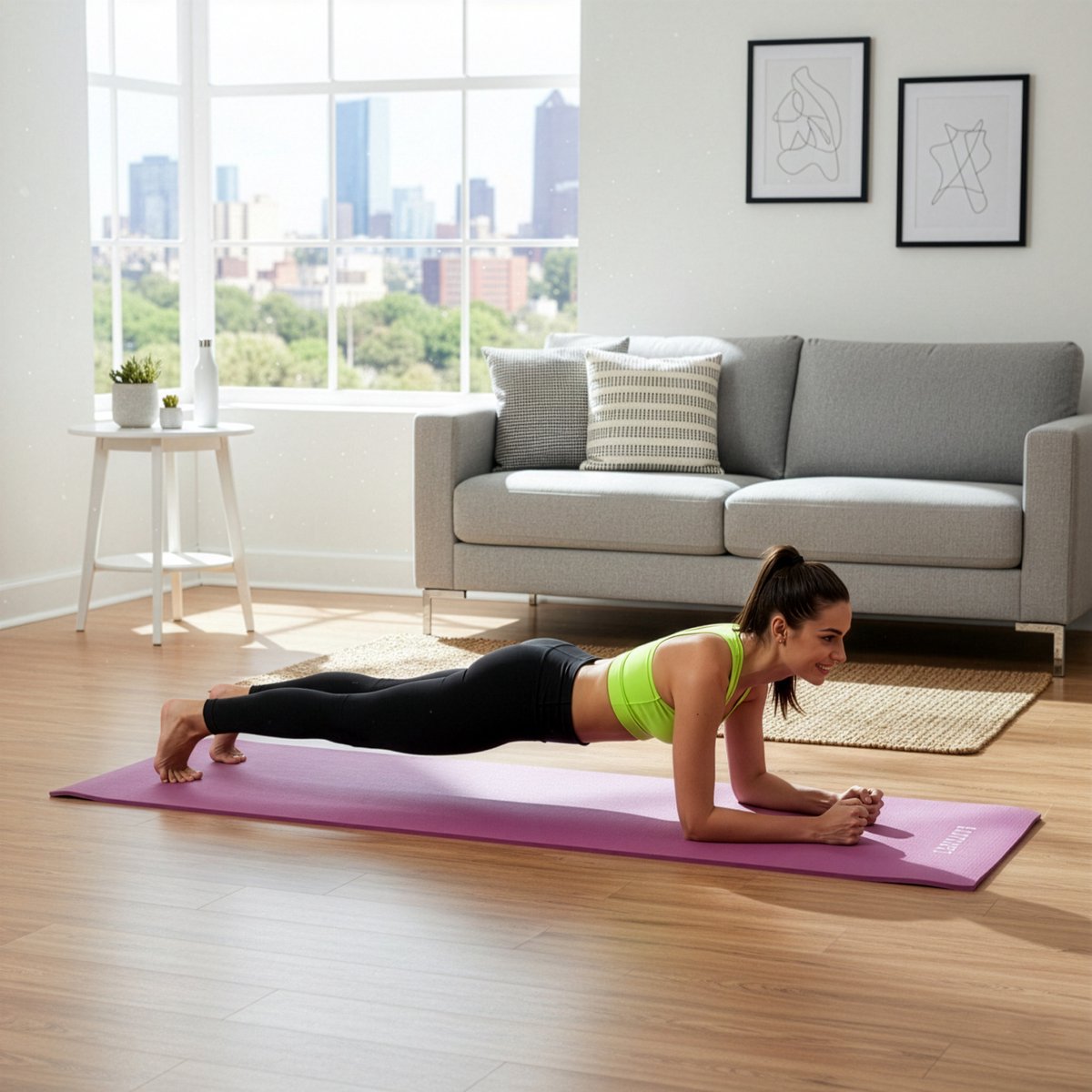 Actiget Yogamat - Extra Dik - 183 x 61 x 1 CM thumbnail 5