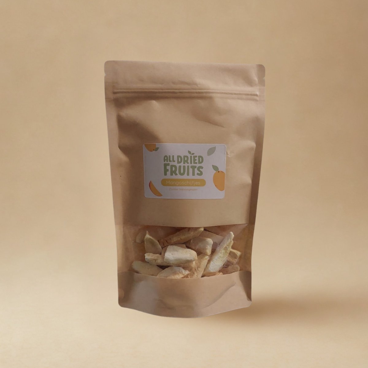 All Dried Fruits - Gevriesdroogde mangoreepjes - Gezonde fruitsnack - 100 gram