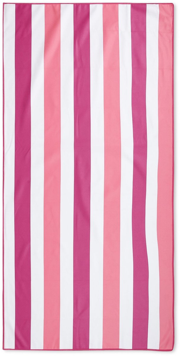 Strandhanddoek van microvezel met opdruk
