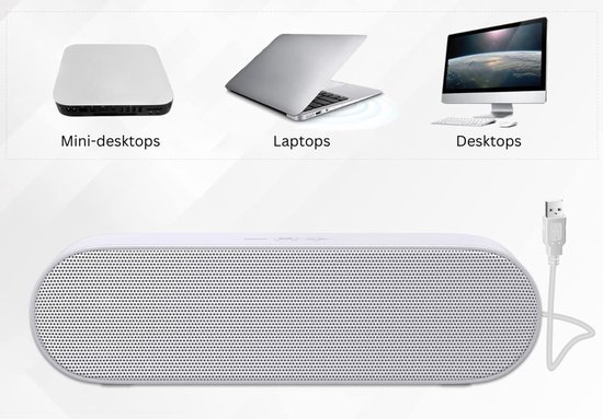 Soundbar PC - Speaker Computer - Plug & Play - 35W van Merkloos — afbeelding 4