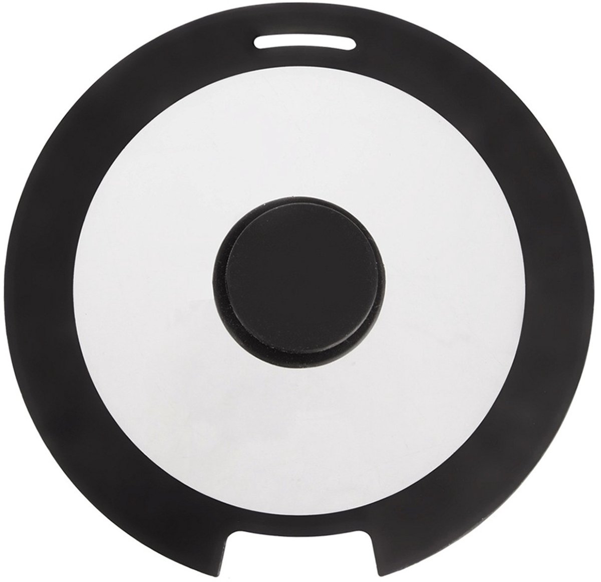 Deksel Glas Silicone 27 cm - Pannendeksel - Pandeksel - Potdeksel