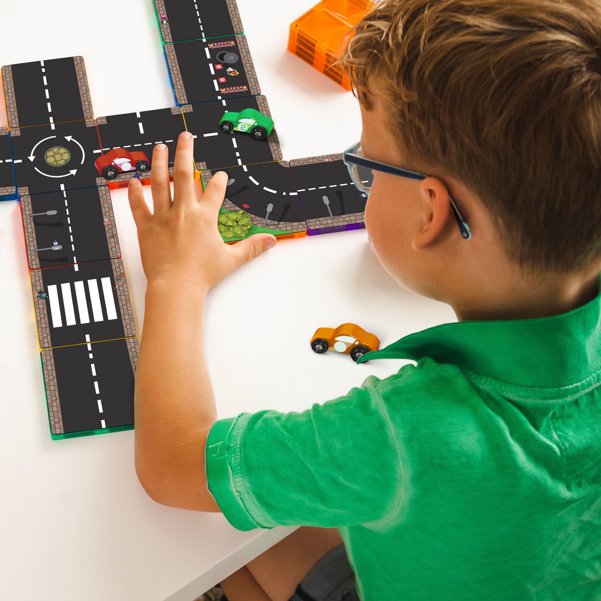 Coblo Magneet Toppers Wegen 60 stuks - Magnetische Wegen - Magnetisch speelgoed - Educatief speelgoed - Cadeau kind - Speelgoed 3 jaar t/m 12 jaar — afbeelding 12