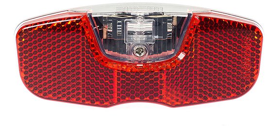 Simson Bagagedrager achterlicht - 1 LED - 100 uur brandtijd - Spatwaterdicht - Inclusief batterijen — afbeelding 2