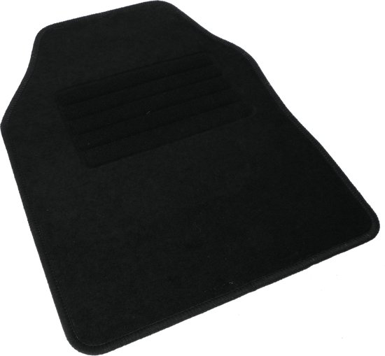 Carpoint Automatenset Malibu Universal Textile Noir 4 pièces