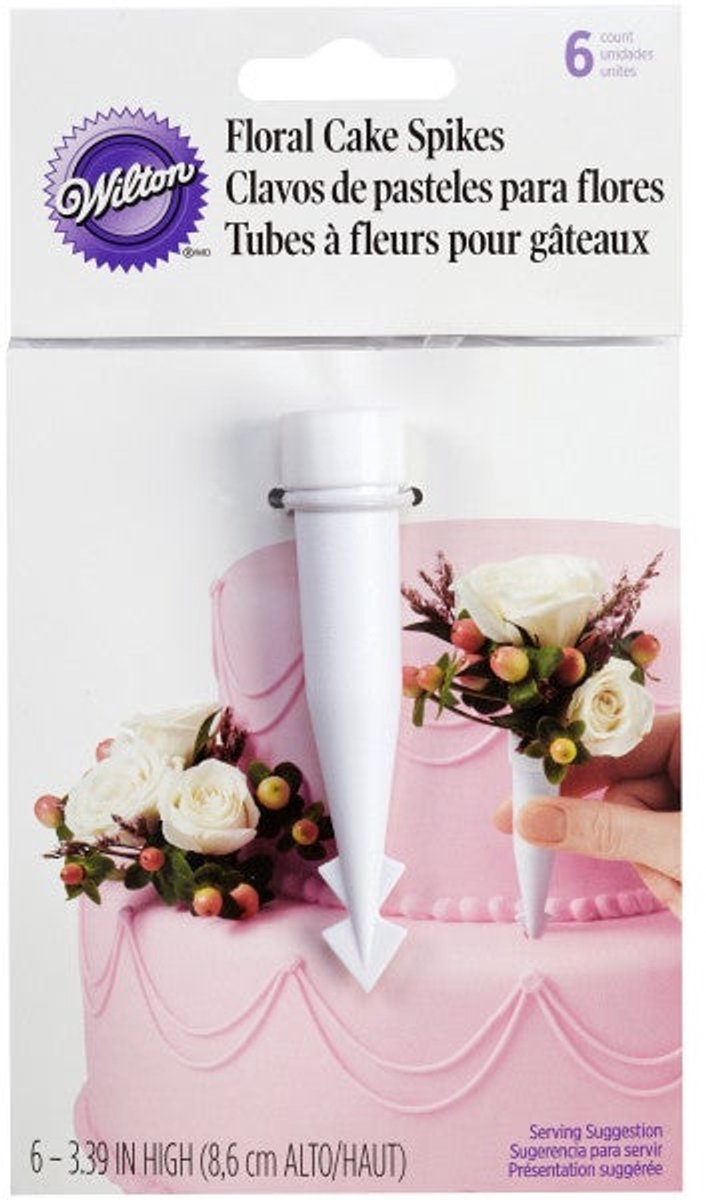 Wilton Bloemenprikkers voor Taart set/6