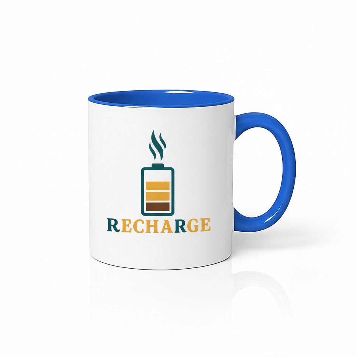 Recharge Mok - Koffiemok met Energie Boost Design