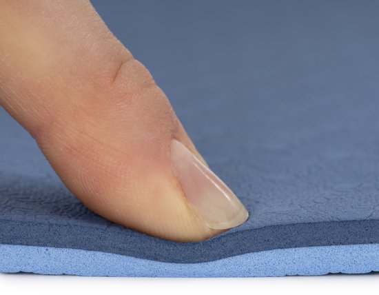 Actiget® Yogamat - Extra Dik - Inclusief Draagriem - 183 x 61x 0.6 CM - Blauw - TPE van Actiget — afbeelding 5