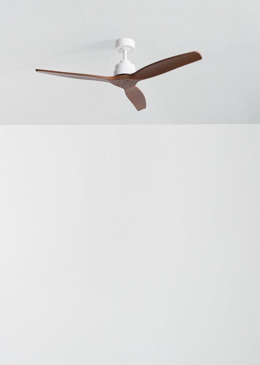 CREATE - Stille plafondventilator van 40 W met technische ABS-bladen, verkrijgbaar in verschillende maten - M - Geen licht - Afstandsbediening - WIND STYLANCE – foto 3