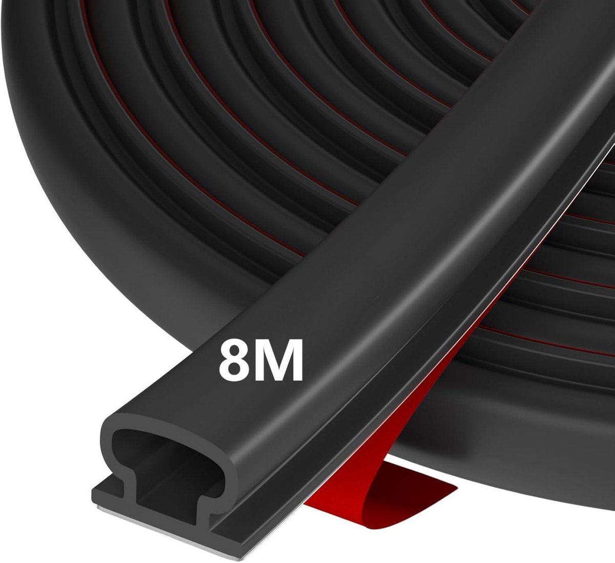 Deurafdichtingsstrip van zelfklevend rubber met geluidsisolatie, energiebesparende eigensc