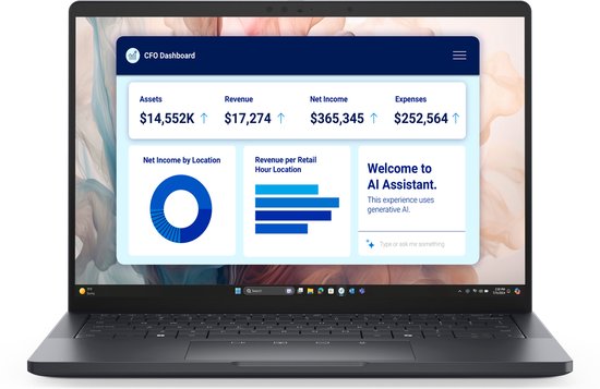DELL Pro 13 Premium PA13250 Copilot+ PC Intel Core Ultra 7 266V Laptop 33,8 cm (13.3") Full HD+ 16 GB LPDDR5x-SDRAM 512 GB SSD Wi-Fi 7 (802.11be) Windows 11 Pro US International Grijs - Dell - Hoofdafbeelding