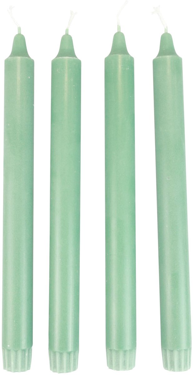 Wenzel Kerzen PURE Taper Kaarsen Groen Smaragd Wenzel Kaarsen 250/23mm 4st Groente