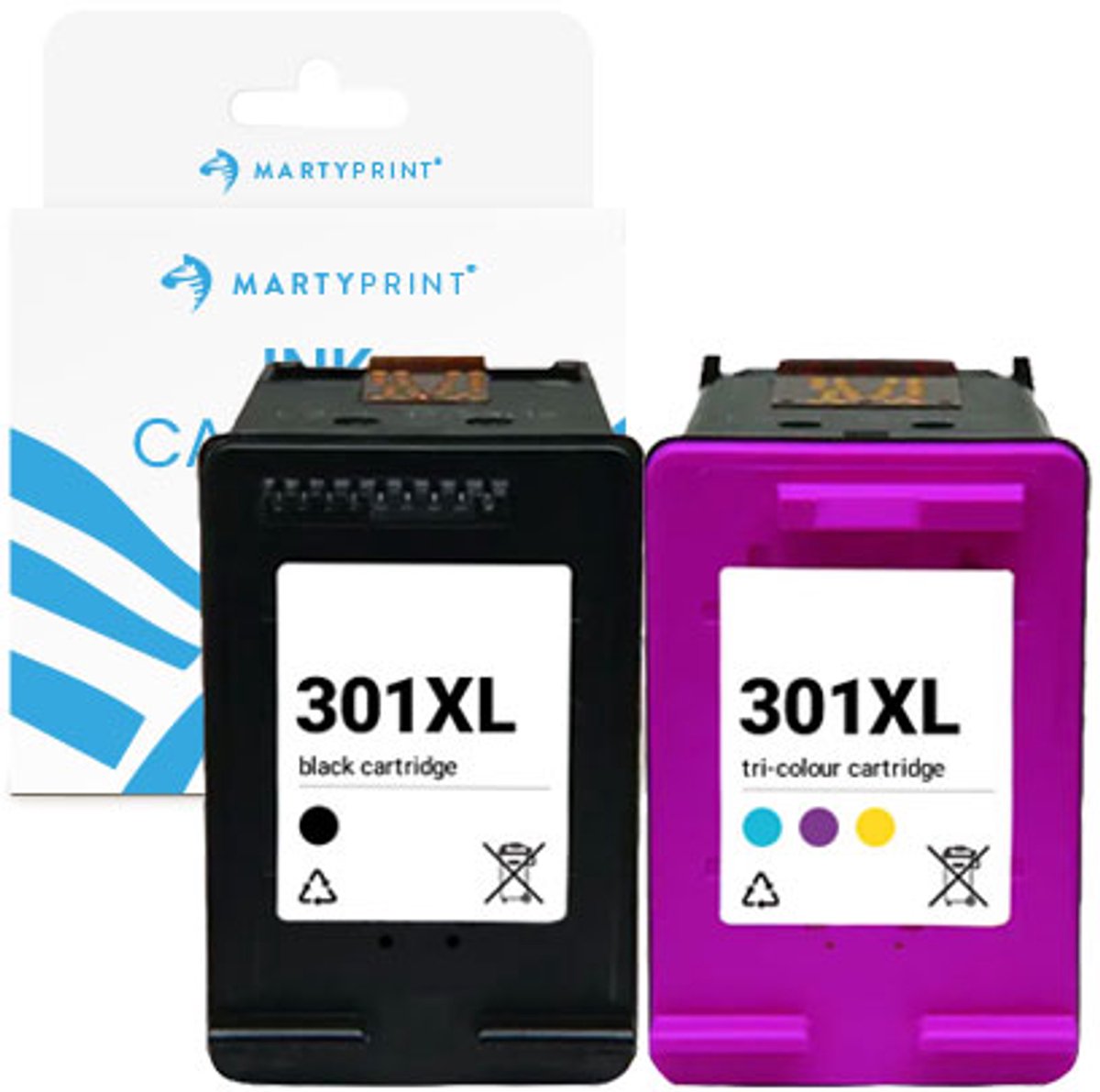 MartyPrint - HP 301 XXL voordeelset