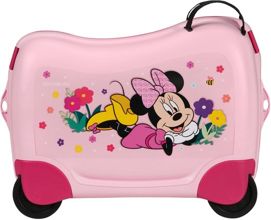Samsonite Kinderkoffer- Dream2Go Disney Ride - on Suitcase Disney Minnie Flower Power roze 52cm