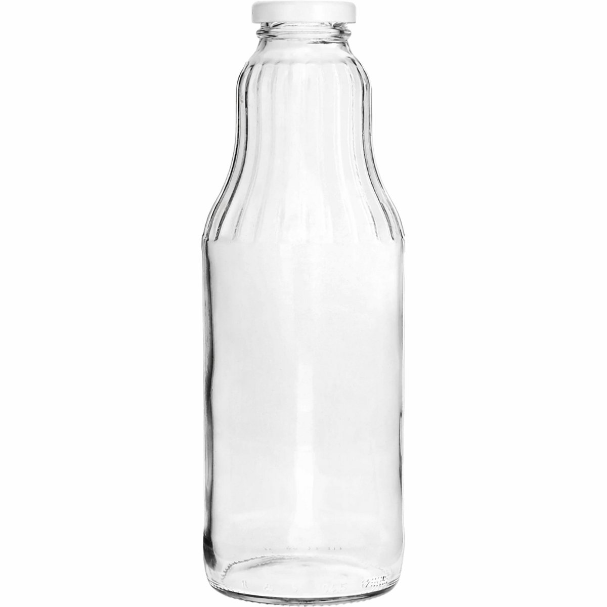 Weck Sapfles 500 ml (hoogwaardig inmaakglas met glazen deksel; geschikt voor vloeistoffen; hittebestendig; magnetronbestendig; ovenbestendig; ovenbestendig; ronde randglas) 764, 6 stuks