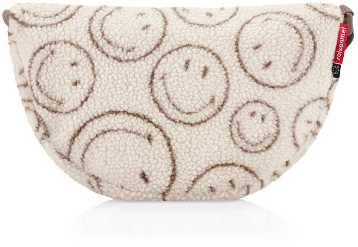 Reisenthel Moonbag S Fannypack - Crossbodytas - 4L - Smiley® Teddy Chocolate Beige