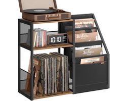 House of Balance LP Speler Meubel - Platenspeler meubel - Platenspelerkast - LP Kast - Vinylkast - LP opbergkast - 30×81×69 cm
