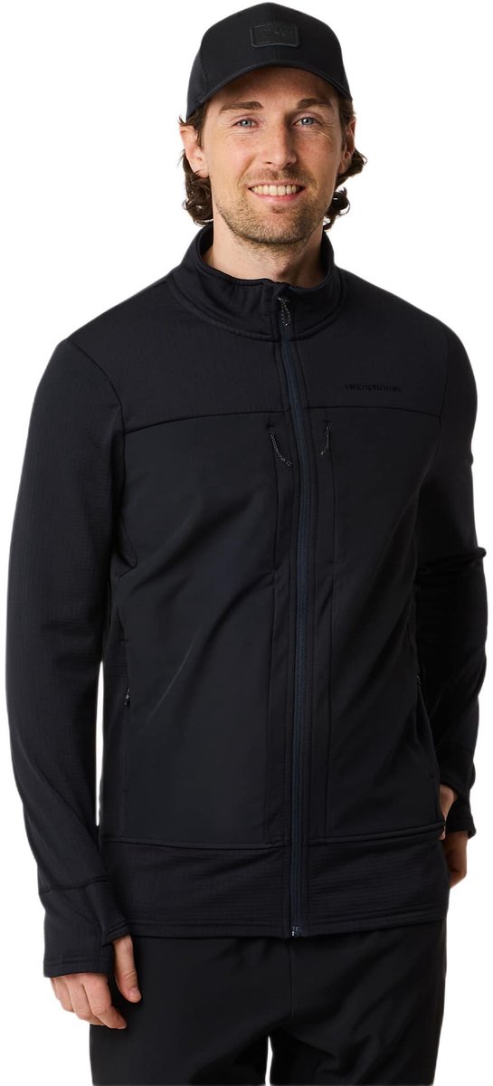 Swedemount Trondheim Wind Mid Layer – Fleece voor heren Zwart