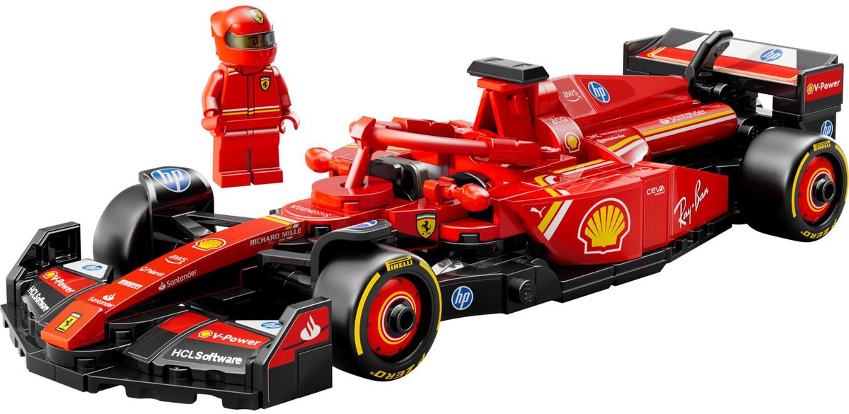 LEGO Speed Champions Ferrari SF-24 F1 Racewagen Set - 77242 — afbeelding 11