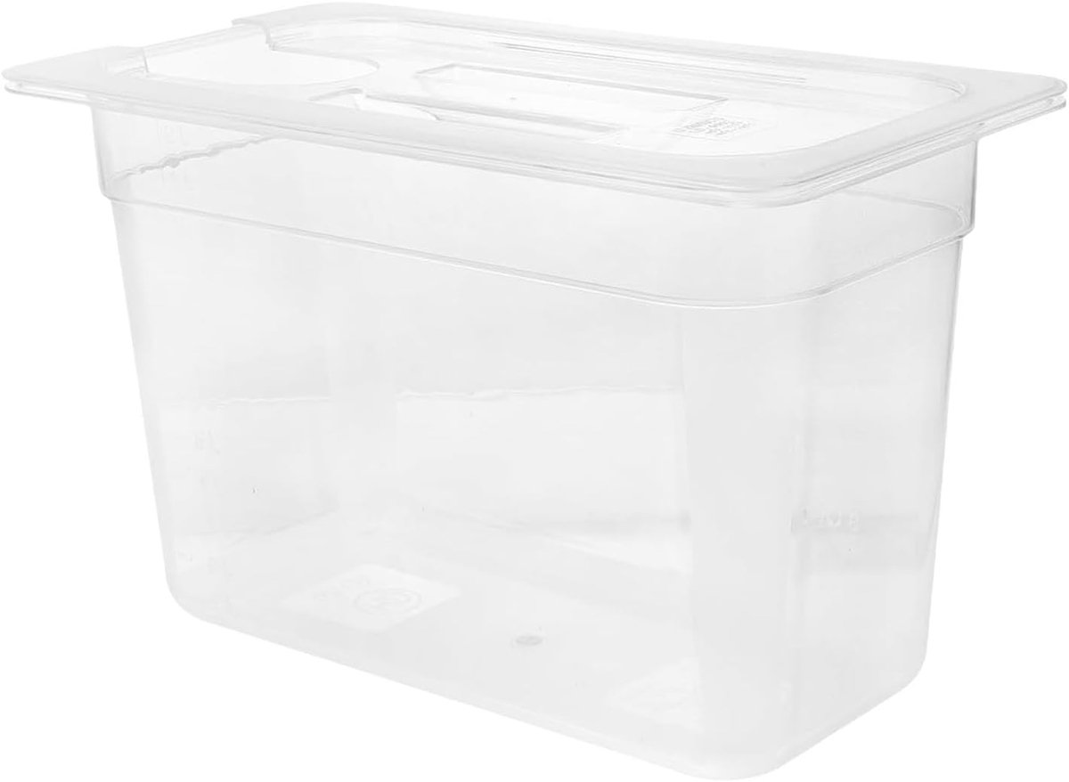 Sous Vide Container - Water Tank - Lage Temperatuur - Grote Capaciteit - 6 Liter - Transparant