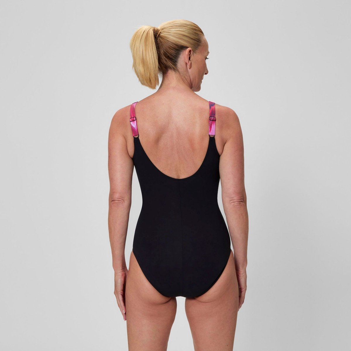 Speedo Lunalustre Printed Shaping Badpak Dames — afbeelding 8