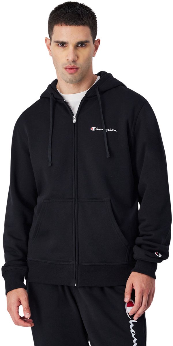 Champion Full Zip Hoodie Heren Zwart