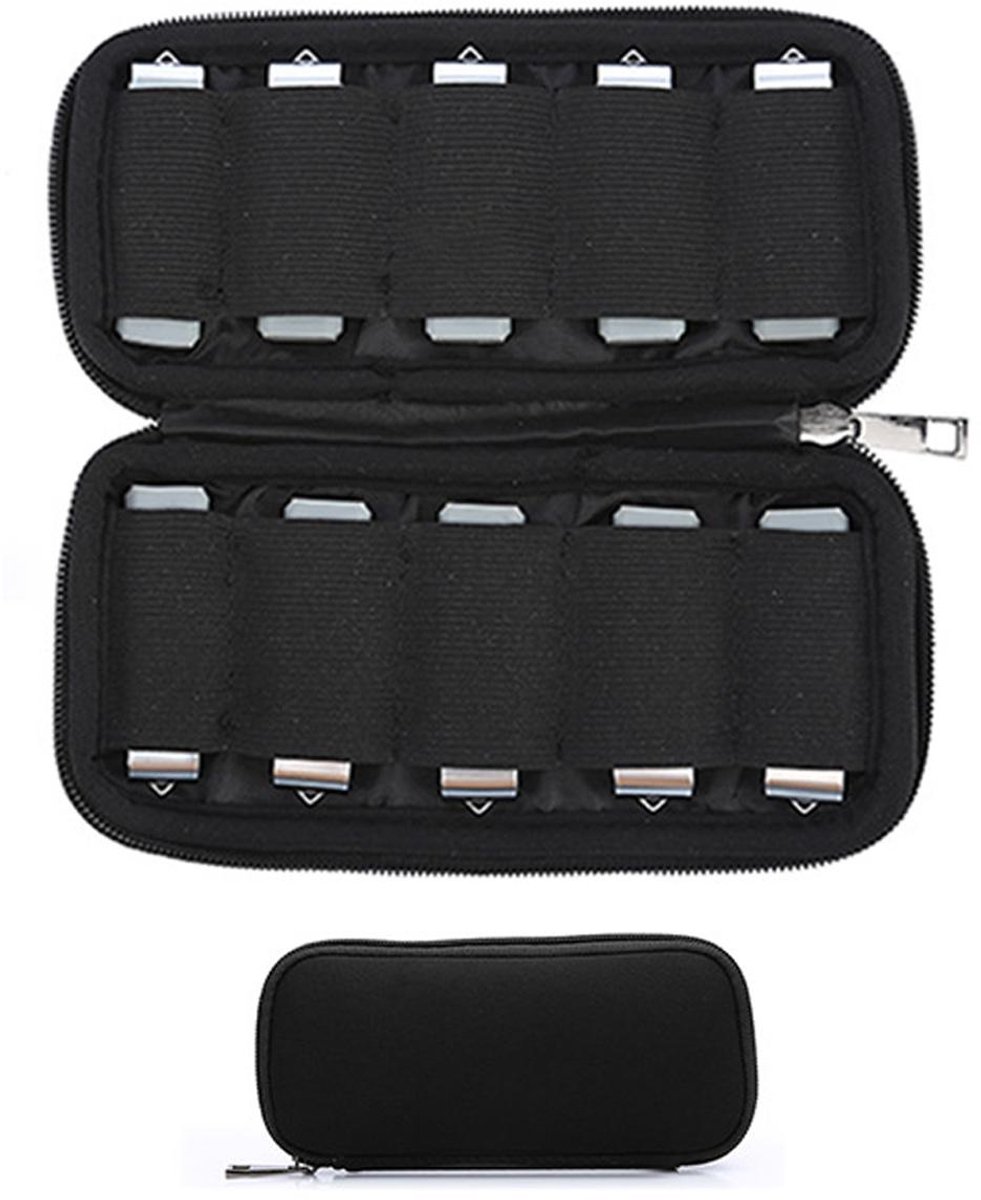 TuseRxln Elektronica organizer – Reiskabeltas – Compacte kabelopbergtas – 1 stuk – Zwart