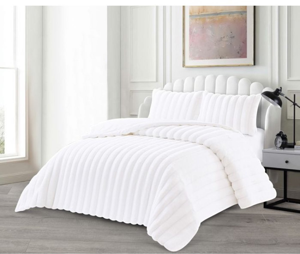 Lavella Peri Bedsprei Set 3-delig - Wit - 250x235cm