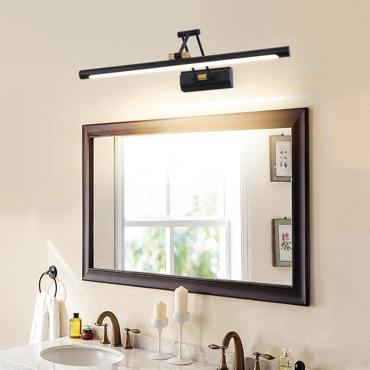 Moderne LED Wandlamp 57cm voor Badkamer en Spiegel – 12W 4000K Wit Licht
