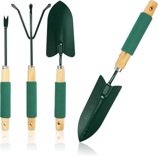 Set van 2 Dubbele Schoffel en Hark - Robuust Tuingereedschap voor Onkruid en Bodembedekking — afbeelding 5