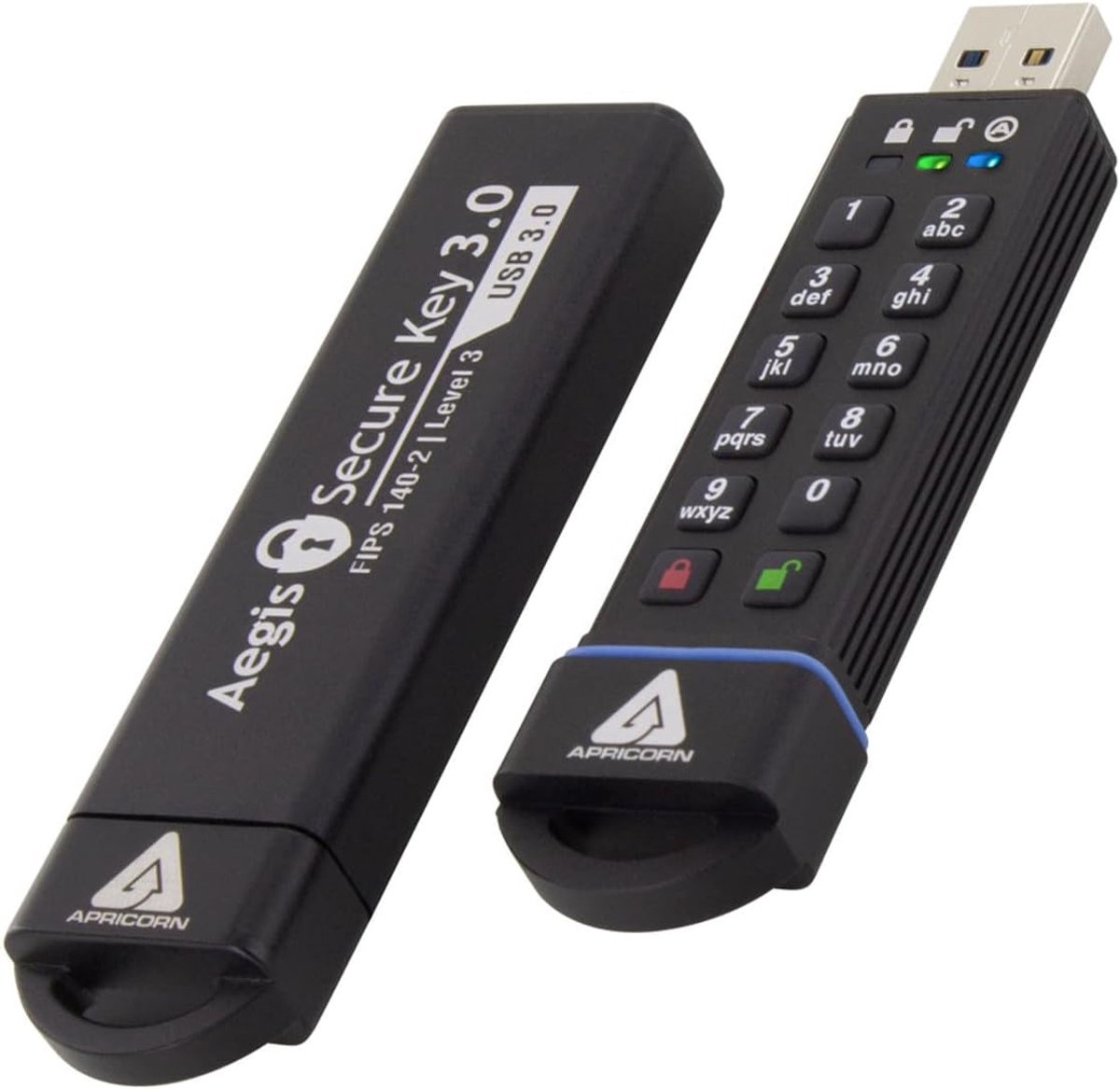 USB Flash Drive - Geheugenstick - Veilige Data Opslag - Hardware Encryptie - 30 GB - Zwart