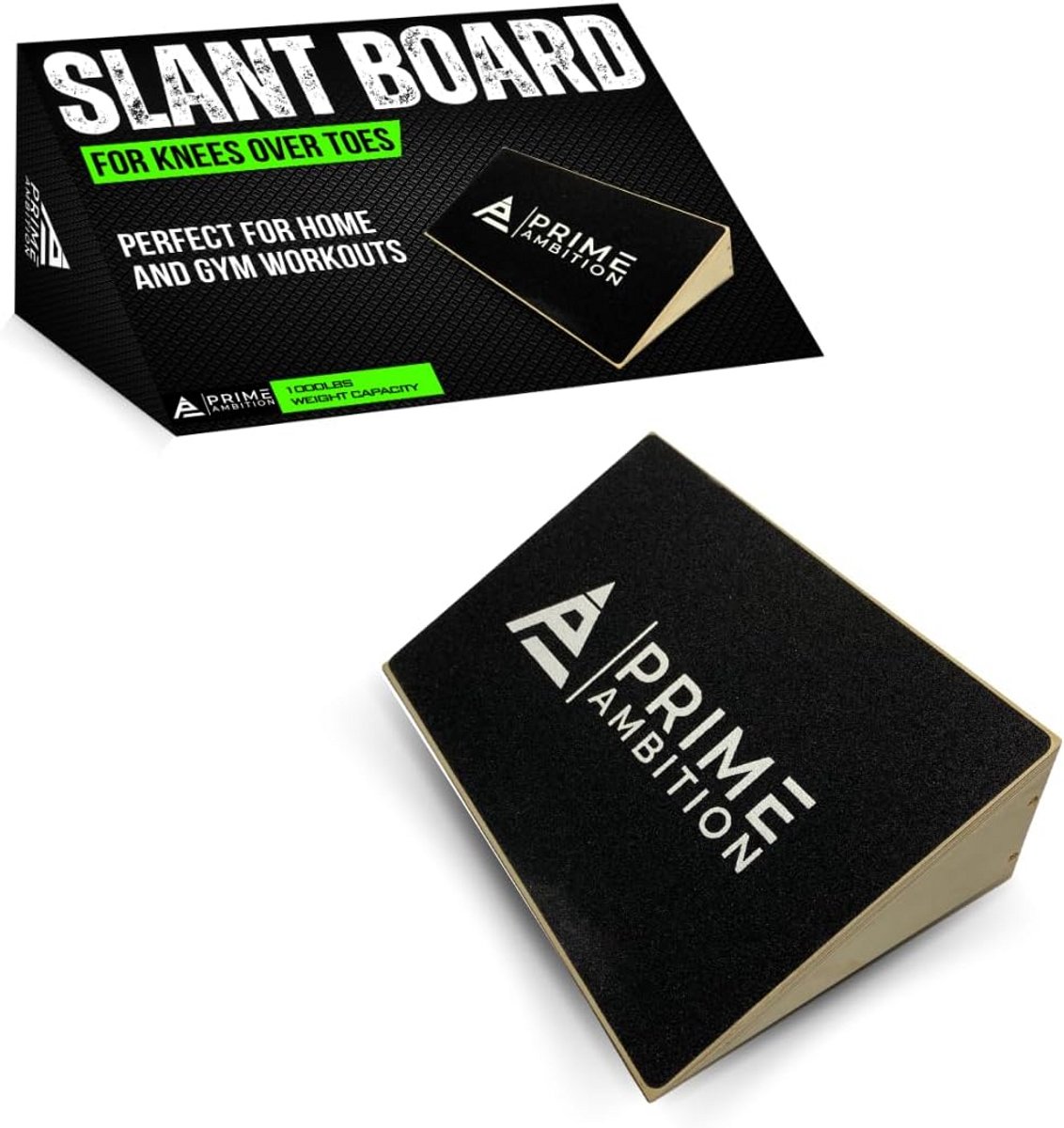 Houten Schuine Plank voor Kuiten en Squats - Verstelbaar Hellingsbord met Hoge Belasting