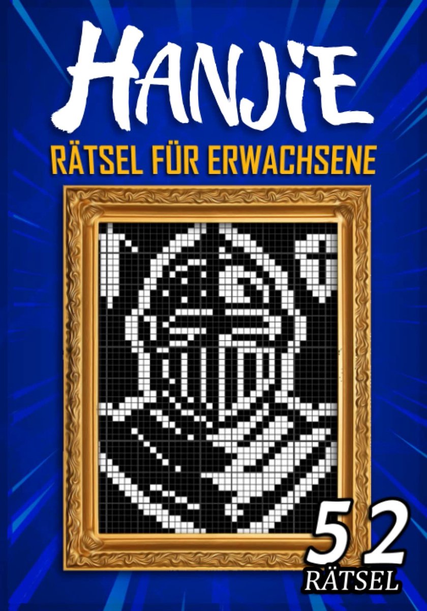 Nonogram Puzzelboek voor Volwassenen: 52 Japanse Logische Picross Griddlers