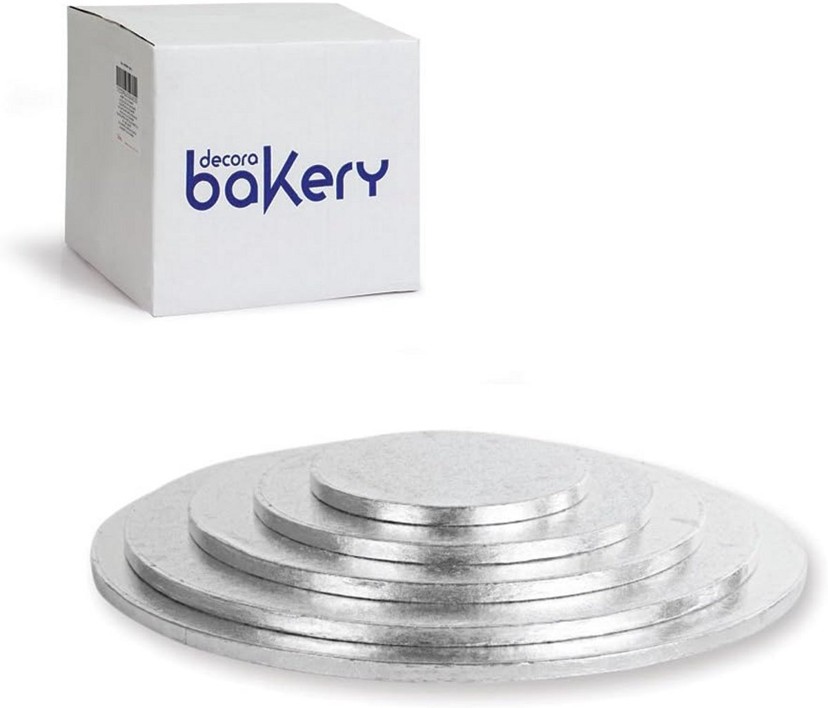 Ronde Zilveren Taartplateau Kartonnen Cake Board Ø 60 cm