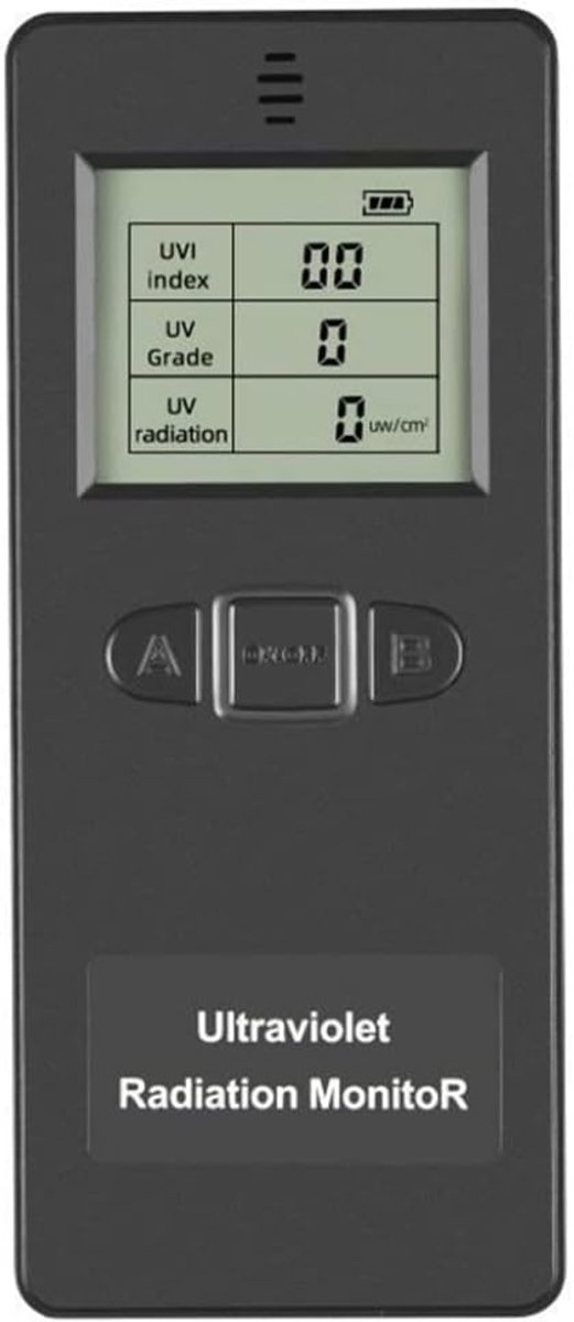 Draagbare UV-meter met digitaal display voor nauwkeurige meting van UV-straling