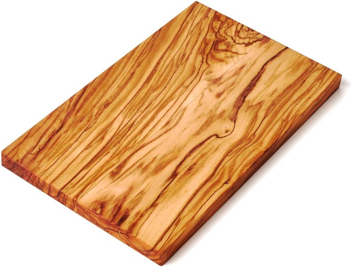 Stevige Houten Snijplank van Olijfhout - 27 cm Lengte