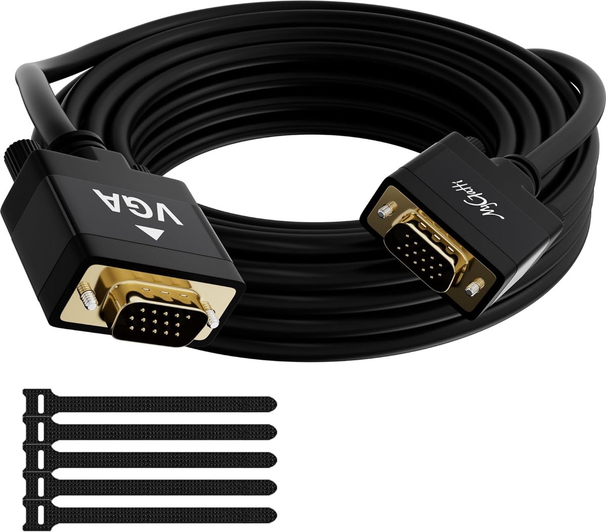 1 Meter VGA Kabel - D-Sub 15-polig Mannelijk naar Mannelijk - Full HD 1080P Monitor Kabel met Vergulde Connectoren