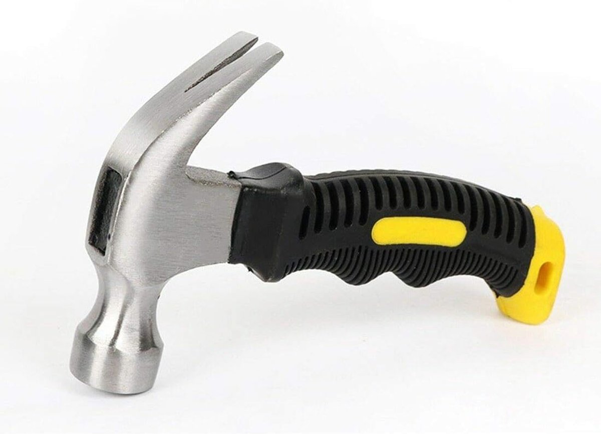 10 oz Mini Stubby Gebogen Klauw Hamer - Niet Slip Handvat en Magnetische Grip - Voor DIY Ambacht Industrie .