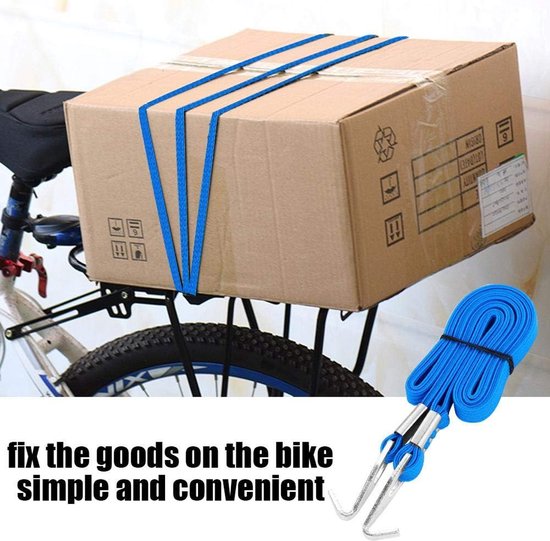 Elastische Bagageband voor Fiets met Haken - Sterk & Duurzaam Fietsaccessoire — afbeelding 5