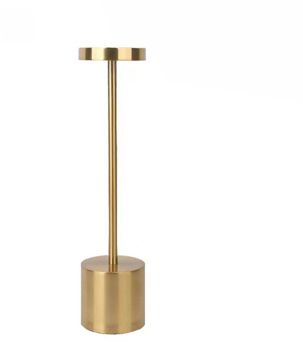 CHIWIN Oplaadbare LED Tafellamp - Draadloos - Dimbaar Touch - 3 Kleurtestanden - USB C - Accu Bediening - Voor Binnen, Buiten, Slaapkamer, Woonkamer, Kantoor - Koper 15x30cm thumbnail 7