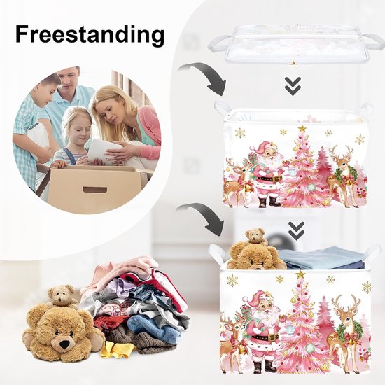 Grote Voetenzak voor Kinderen en Baby's met Kerstdesign - 36L — afbeelding 4
