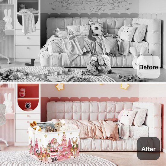Grote Voetenzak voor Kinderen en Baby's met Kerstdesign - 36L — afbeelding 3