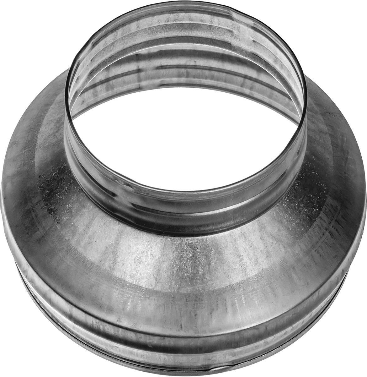 Ronde Reductie Koppeling 150mm naar 80mm - Verloopstuk voor Ventilatie en Afvoerbuis - Stevige Metalen Buisonderdeel
