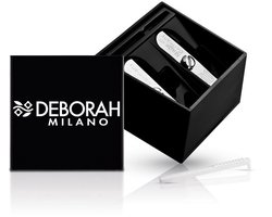 Deborah Milano Double Pencil Sharpener – Dubbele Puntenslijper Voor Make‑up Potloden – Perfect Voor Eyeliner & Lipliner – Extra Nauwkeurig Slijpen Zonder Breken – Compact En Duurzaam – Voor Professioneel & Thuis Make‑up Gebruik