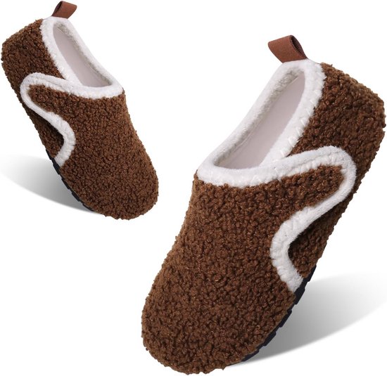 Warme Kinderpantoffels Fleece met Antislip Zool voor Jongens en Meisjes