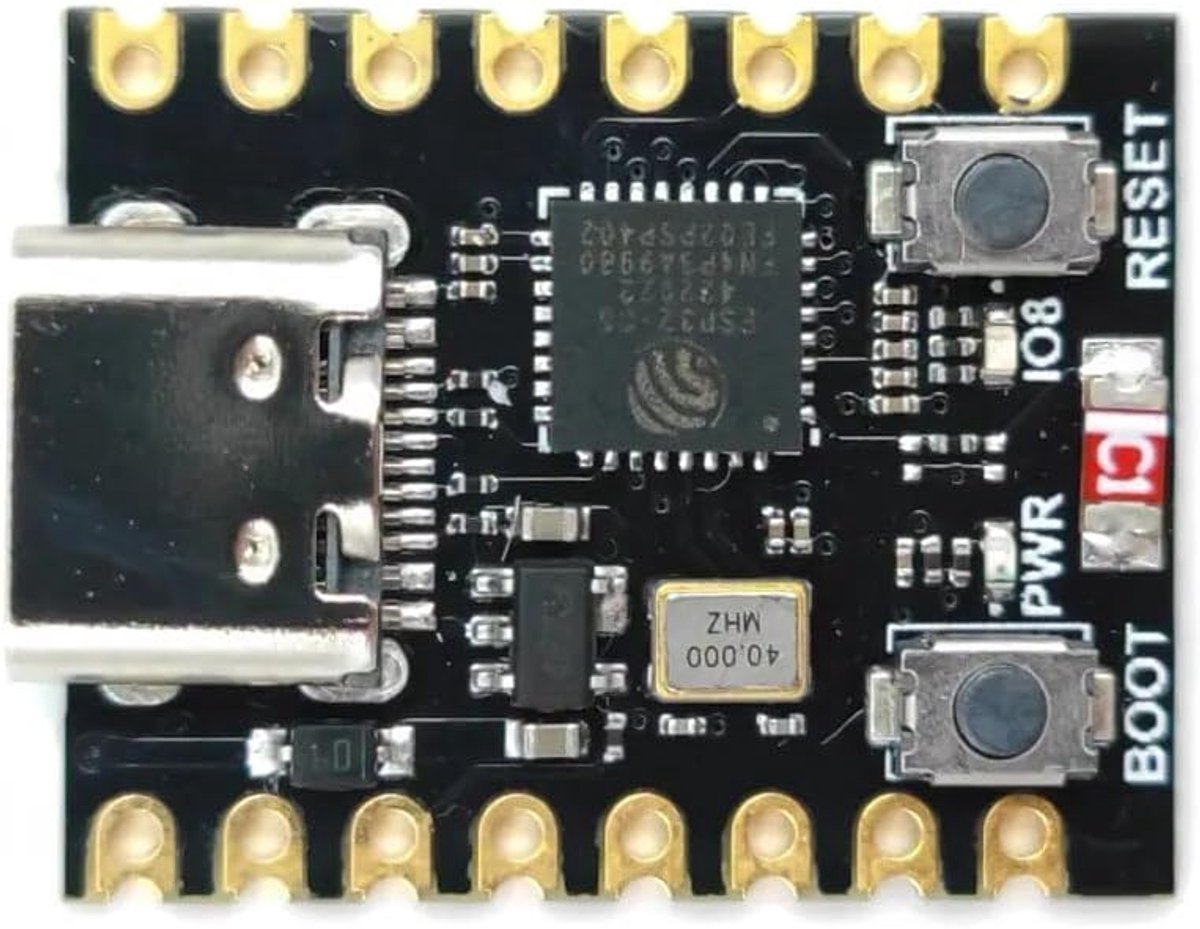 Ontwikkelbord - Mini WiFi - IoT Projecten - Laag Energieverbruik - 27x38mm - Groen