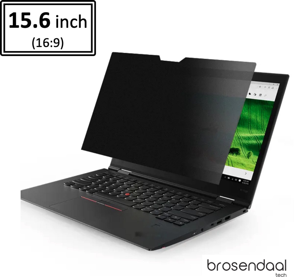 Brosendaal Privacy Scherm Laptop 15.6 inch – Beeldverhouding 16:9 – Screenprotector - Privacy Filter geschikt voor HP, Lenovo, Dell
