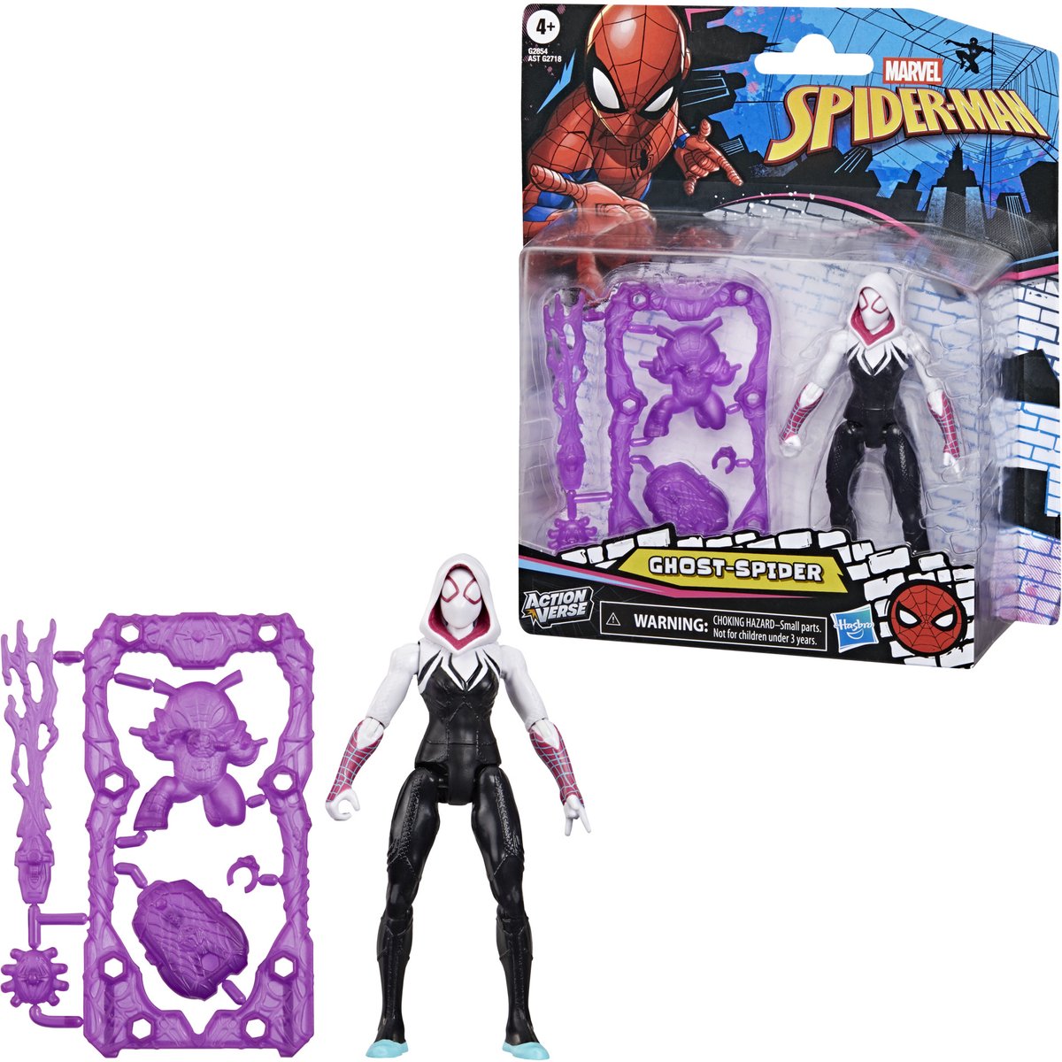 Hasbro Marvel spider-man actionverse ghost-spider - actiefiguur